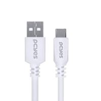 Cabo Para Celular Usb A 2.0 Para Usb Tipo C 1 Metro Branco - Puacb-01 - 1