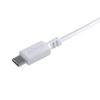 Cabo Para Celular Usb A 2.0 Para Usb Tipo C 1 Metro Branco - Puacb-01 - 2
