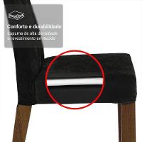 Conjunto Sala De Jantar Tampo De Madeira 6 Cadeiras Rustic/oxford Leon Madesa - 9