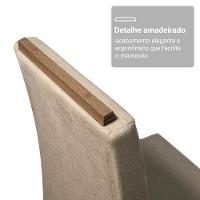 Conjunto Sala De Jantar Tampo De Vidro 6 Cadeiras Rustic/imperial Sintra Madesa - 9