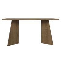 Mesa De Jantar Retangular Tampo De Madeira 5389 Rustic-crema Madesa