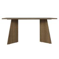 Mesa De Jantar Retangular Tampo De Madeira 5389 Rustic-cinza Madesa Rustic-cinza