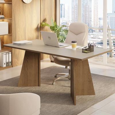 Mesa Para Escritório Diretor Presidente 180cm Rustic-crema 5388madesa