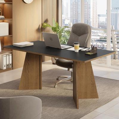 Mesa Para Escritório Diretor Presidente 180cm Rustic-preto 5388 Madesa