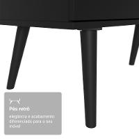 Mesa De Estudos Em L 3 Gavetas Preto Lisboa Madesa - 8