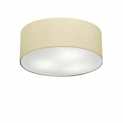 Plafon Para Sala Cilíndrico Sl-3046 Cúpula Cor Algodão Crú
