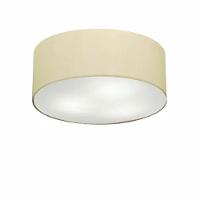 Plafon Para Sala Cilíndrico Sl-3046 Cúpula Cor Algodão Crú - 1