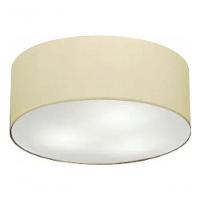 Plafon Para Sala Cilíndrico Sl-3046 Cúpula Cor Algodão Crú - 4
