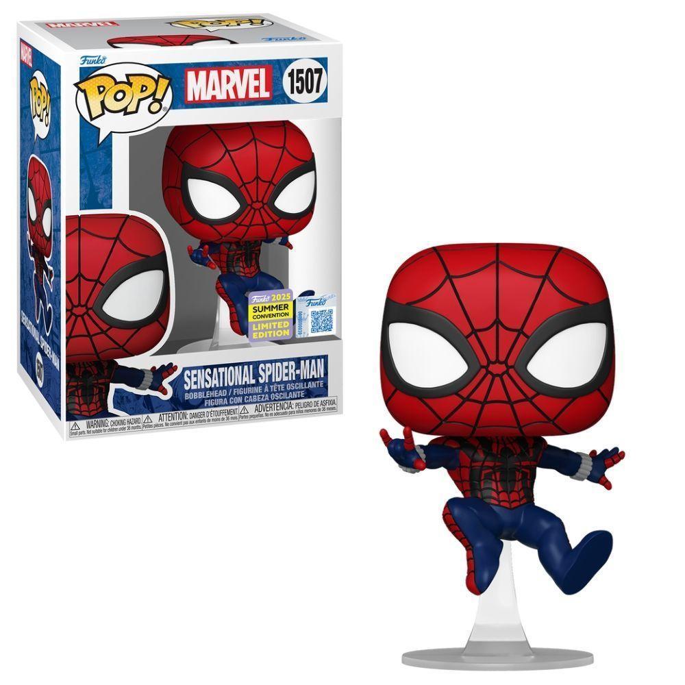 Boneco Funko Pop! Exclusivo Sdcc25 Marvel - Homem-aranha Sensacional - 3