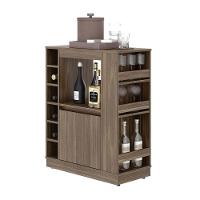 Balcão Buffet Adega Bar Com Prateleiras E Nichos Para Vinho Affara - Pleno - 2