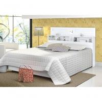 Cabeceira Box Casal 1,40 Florença Branco - 1