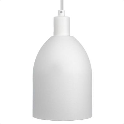 Lustre Pendente Blumenau Mila Minimalista E27 Bivolt Branco
