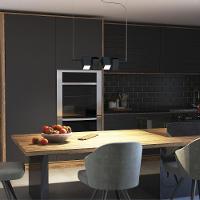 Lustre Pendente Blumenau Kina Light Moderno G9 Bivolt Preto - 2