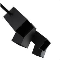 Lustre Pendente Blumenau Kina Light Moderno G9 Bivolt Preto - 3