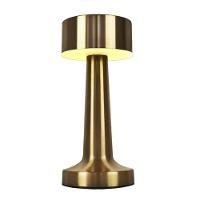Luminária Abajur Mesa Led Jimp Dimerizável S/ Fio Recarregável Taschibra Ouro - 1