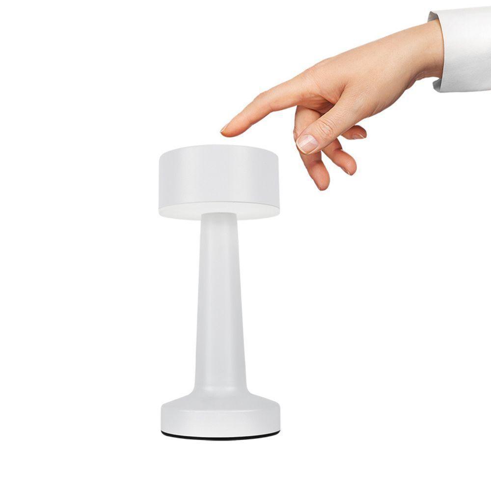 Luminária Abajur Mesa Led Jimp Dimerizável S/ Fio Recarregável Taschibra Branco - 3