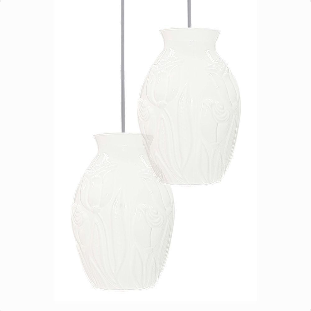 Lustre Pendente Taschibra Elba Escovado Transparente E27 Bivolt - 5