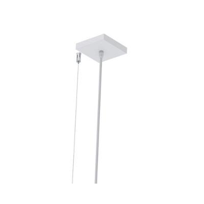 Lustre Pendente Taschibra Vetor Linear Led 20w Bivolt Branca 2700k Quente