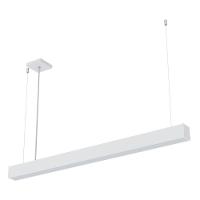 Lustre Pendente Taschibra Vetor Linear Led 20w Bivolt Branca 2700k Quente - 2