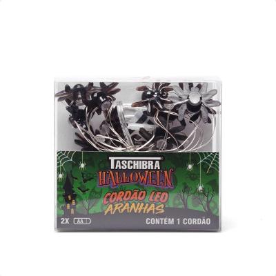 Cordão Luminoso Taschibra Halloween Aranhas A Pilha