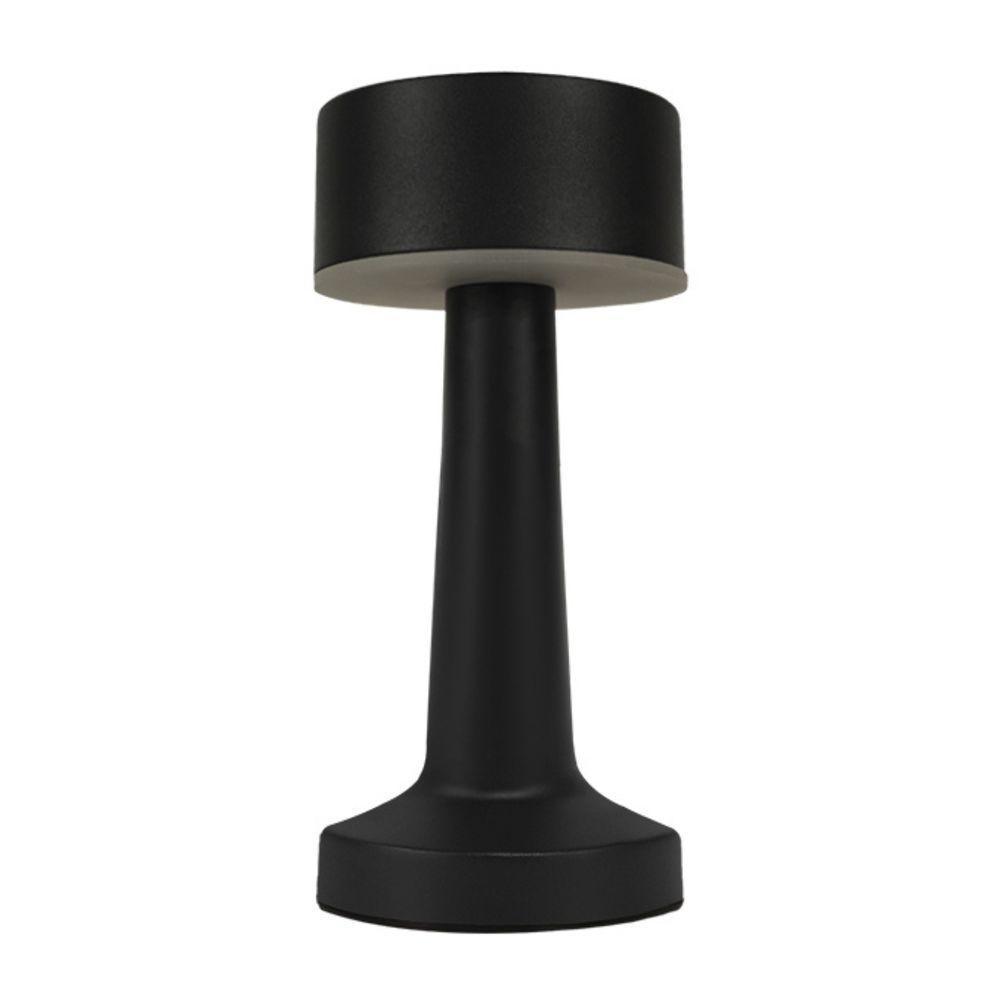 Luminária Abajur Mesa Led Jimp Dimerizável S/ Fio Recarregável Taschibra Preto - 1