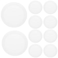 Kit 10 Painel De Led Redondo Embutir 12w Bivolt Taschibra 3000k Quente - 1