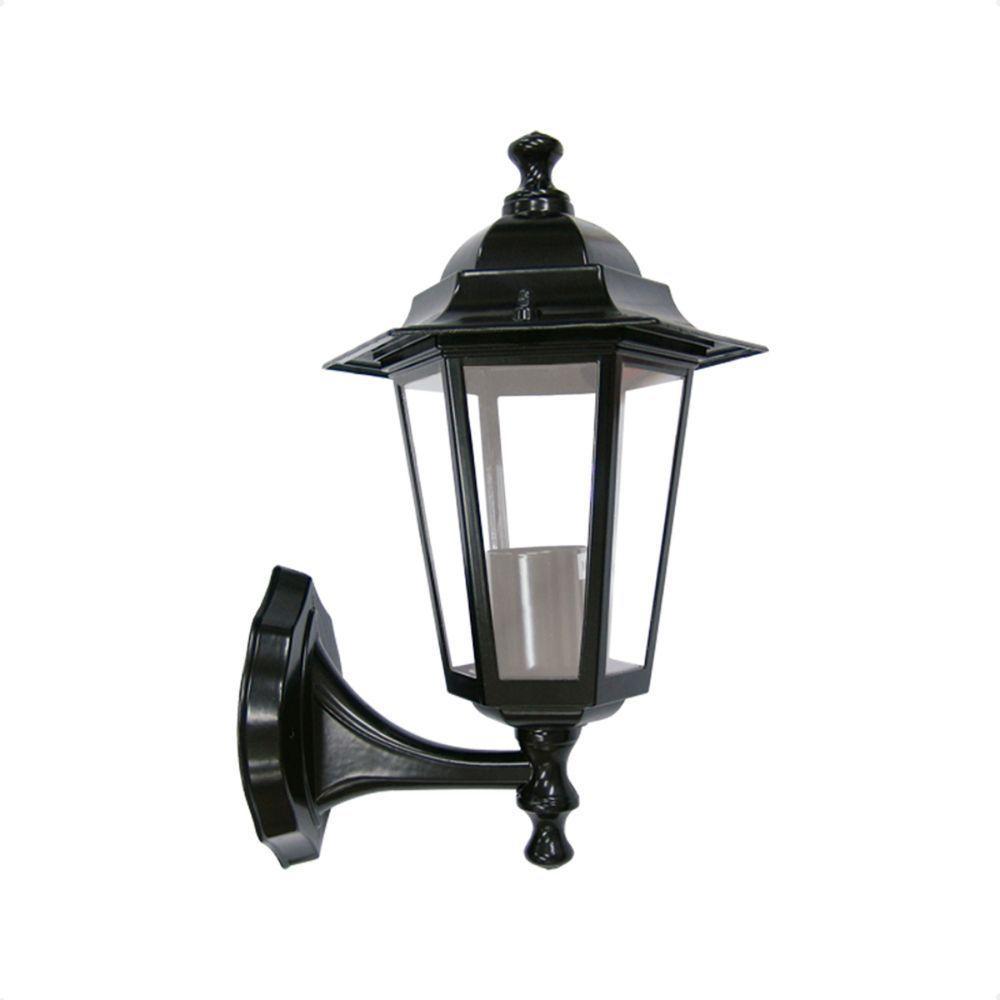 Kit 3 Arandela Taschibra Colonial Tlf 27 Alumínio E27 Bivolt Preto - 1