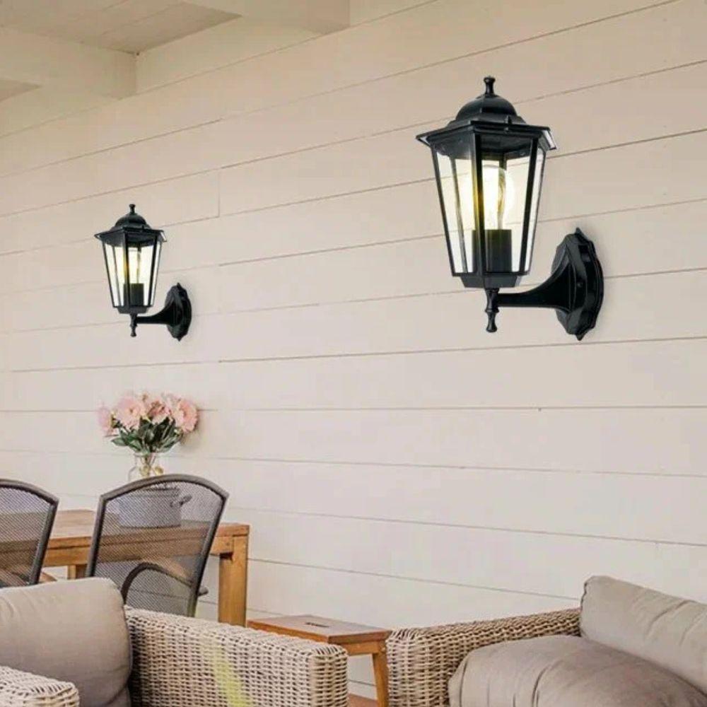 Kit 3 Arandela Taschibra Colonial Tlf 27 Alumínio E27 Bivolt Preto - 5