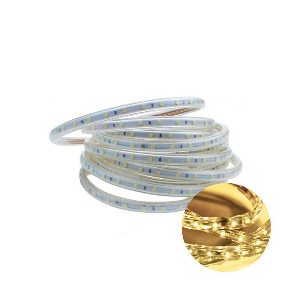 Kit 5 Metros Fita Led Taschibra 5w/m Ip67 Alta Proteção Cores 3000k Quente 220v - 1