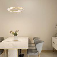 Pendente Led Moderno Taschibra Revolve 40cm Luz Quente 3000k Bivolt - 2