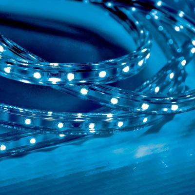 Kit 10 Metros Fita Led Taschibra 5w/m Ip67 220v Azul