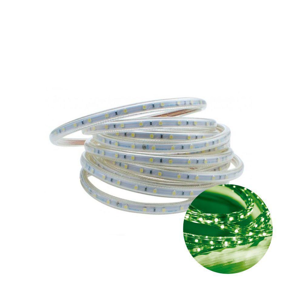 Kit 5 Metros Fita Led Taschibra 5w/m Ip67 Alta Proteção Cores Verde 110v - 1