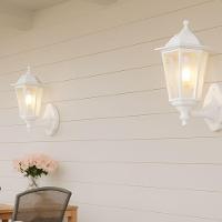 Kit 5 Arandelas Taschibra Colonial Tlf 27 Alumínio E27 Bivolt Branco - 5