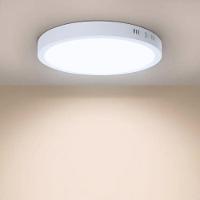 Kit 3 Painel De Led Redondo Sobrepor 12w Bivolt Taschibra 4000k Neutro - 3