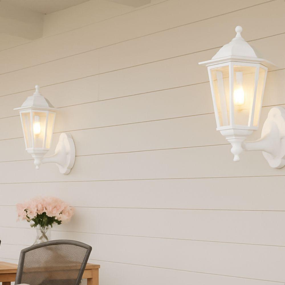 Kit 4 Arandelas Taschibra Colonial Tlf 27 Alumínio E27 Bivolt Branco - 5