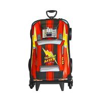 Mala De Viagem Infantil Com Rodinha Turbo Max 3d Vermelha - 5