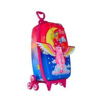 Mala De Viagem Infantil Com Rodinha Barbie Pegasus Multicor - 1