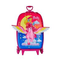 Mala De Viagem Infantil Com Rodinha Barbie Pegasus Multicor - 3