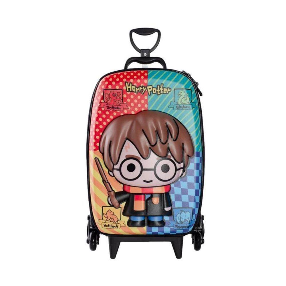 Mala De Viagem Infantil Com Rodinha Harry Potter Casas 3d - 2
