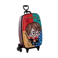 Mala De Viagem Infantil Com Rodinha Harry Potter Casas 3d - 1