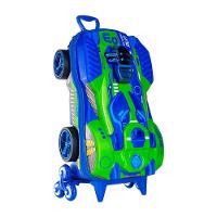 Mala De Viagem Infantil Com Rodinha Hot Wheels 3d - 1