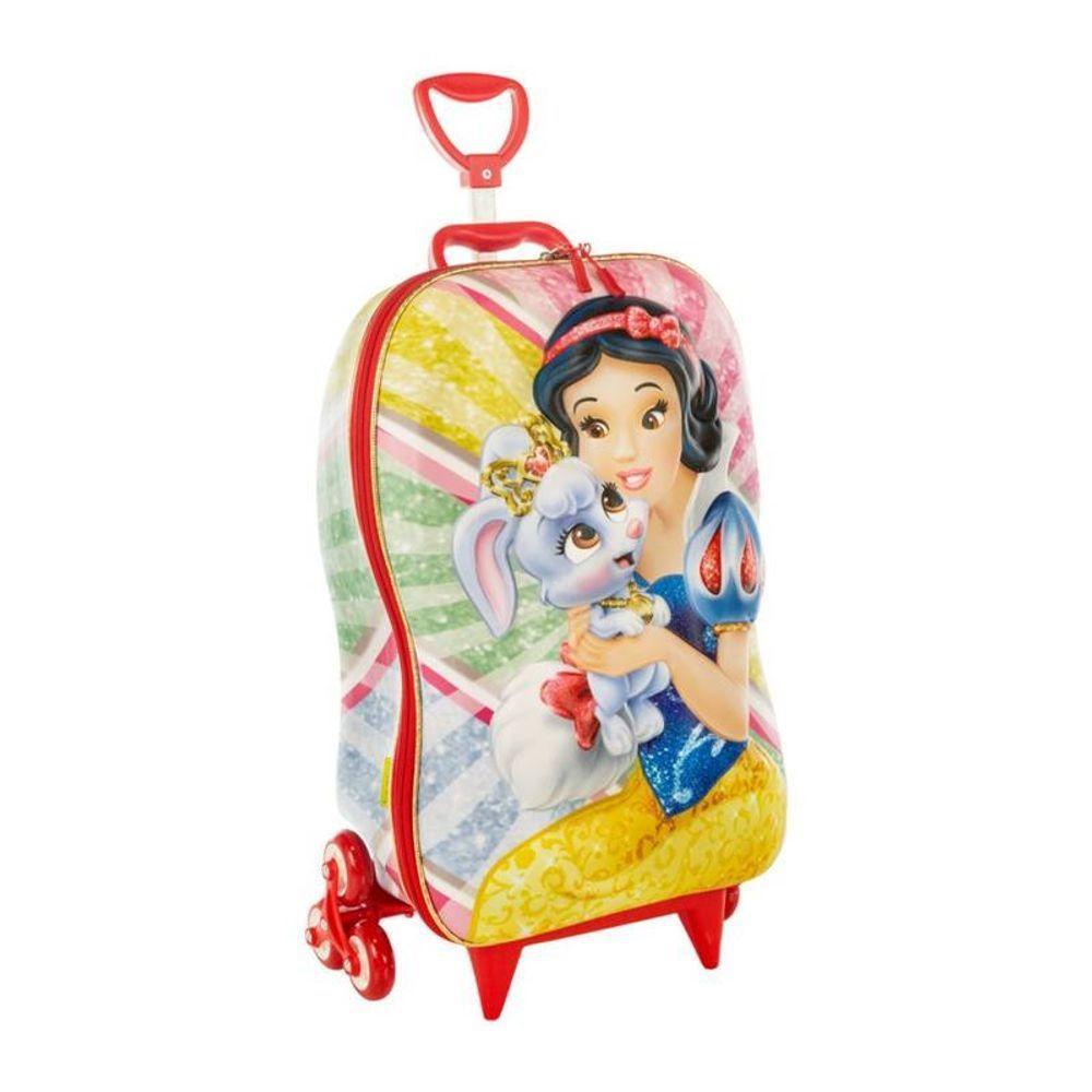 Mala De Viagem Infantil Com Rodinha Branca De Neve 3d - 5