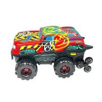 Mala De Viagem Infantil Com Rodinha Hot Wheels Monster Truck - 5