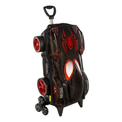 Mala De Viagem Infantil Com Rodinha Homem Aranha 3d Preto