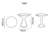 Mesa Tramontina Salut Grafite - 3