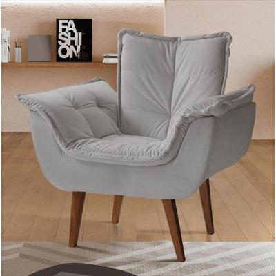 Poltrona Montano Eros Jolie Prata Mad Imbuia Prata