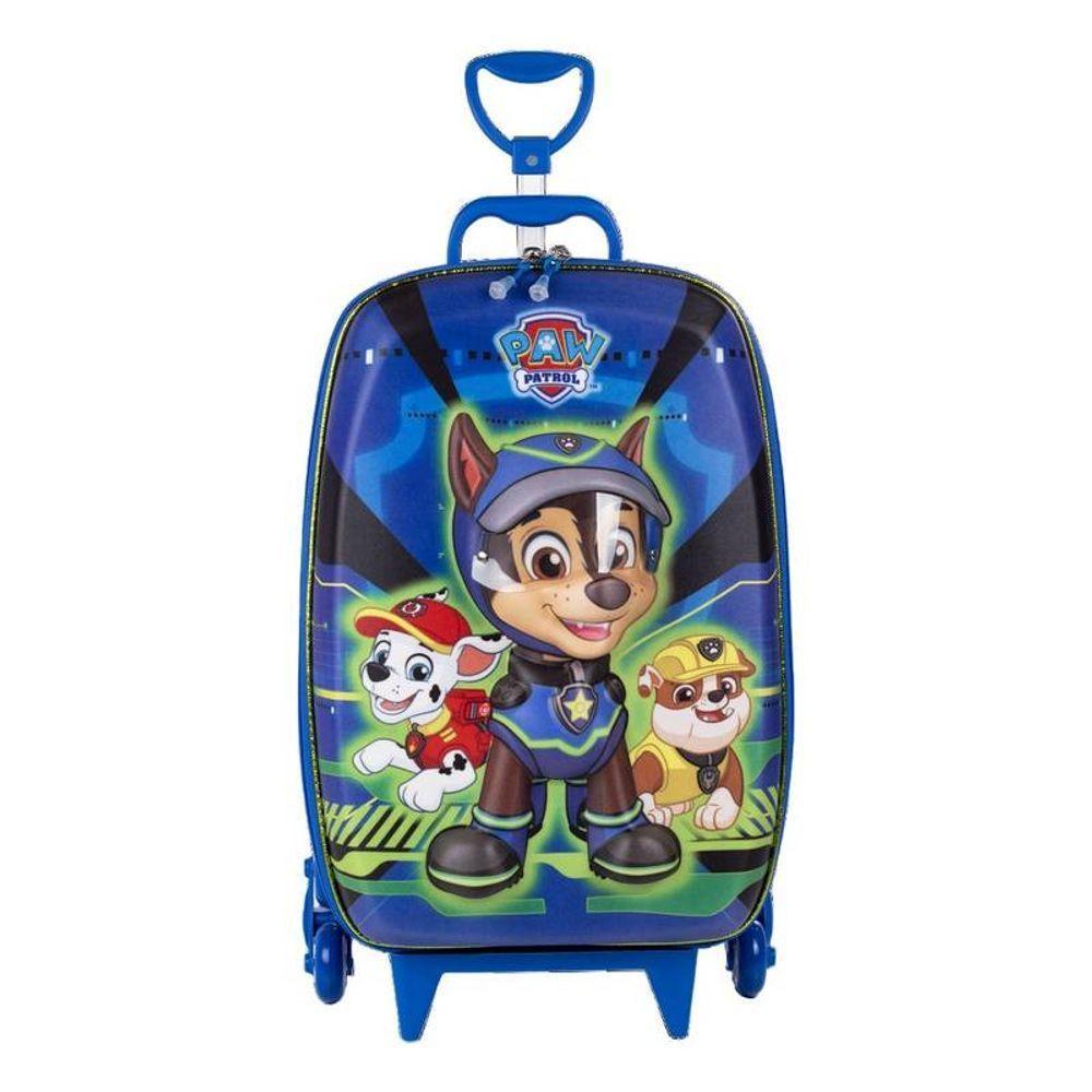 Mala De Viagem Infantil Com Rodinha Harry Patrulha Canina 3d - 3