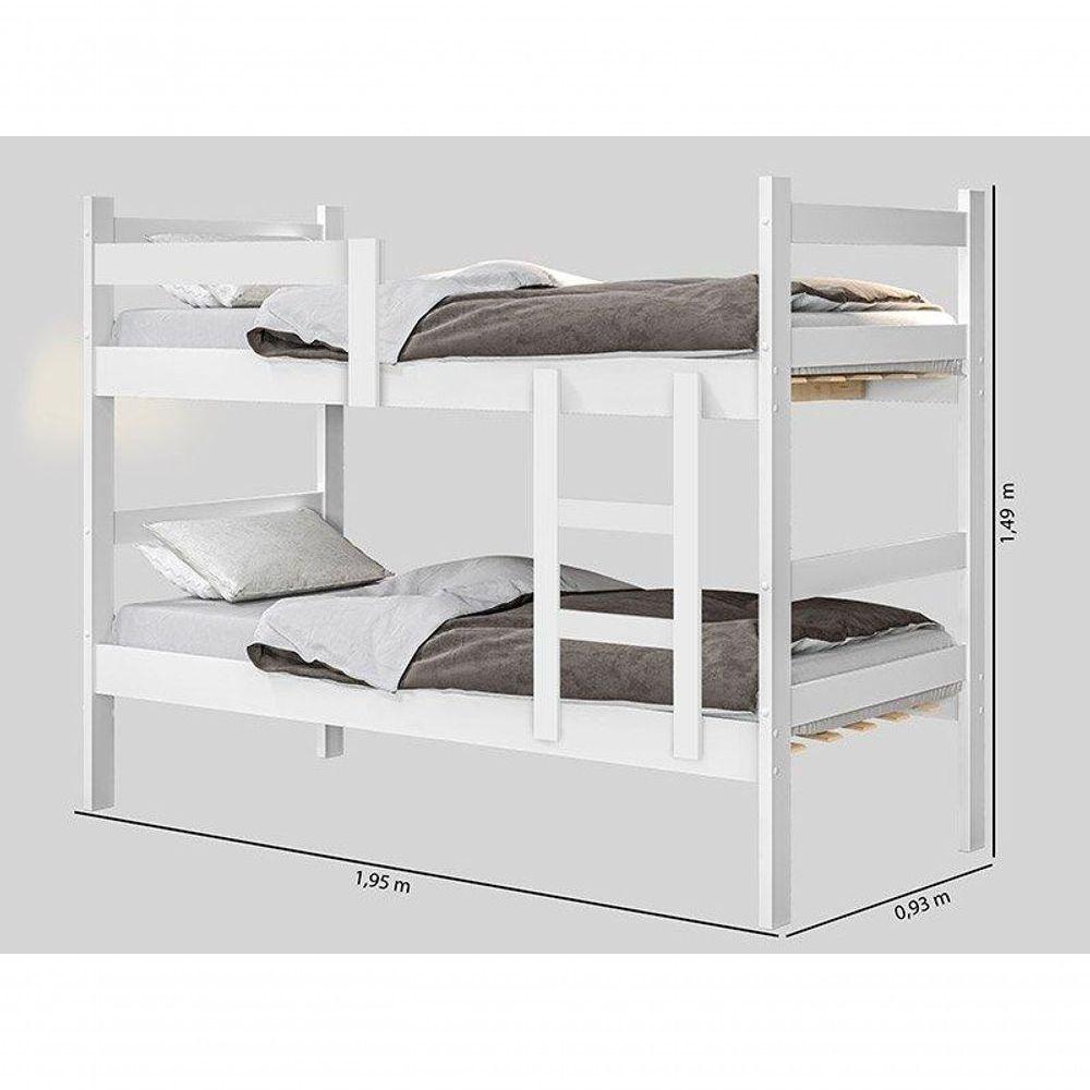 Beliche Porto Branco Com Colchões Gabrielli - 2