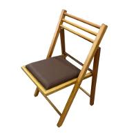 Conjunto Dobrável Com Mesa De Madeira E 4 Cadeiras Estofadas Mel - 3