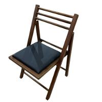 Conjunto Dobrável Com Mesa De Madeira E 4 Cadeiras Estofadas Castanho - 3